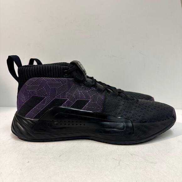 WORN TWICE adidas Dame 5 Marvel Black Panther Heroes Among Us Basketball 12 main image 11